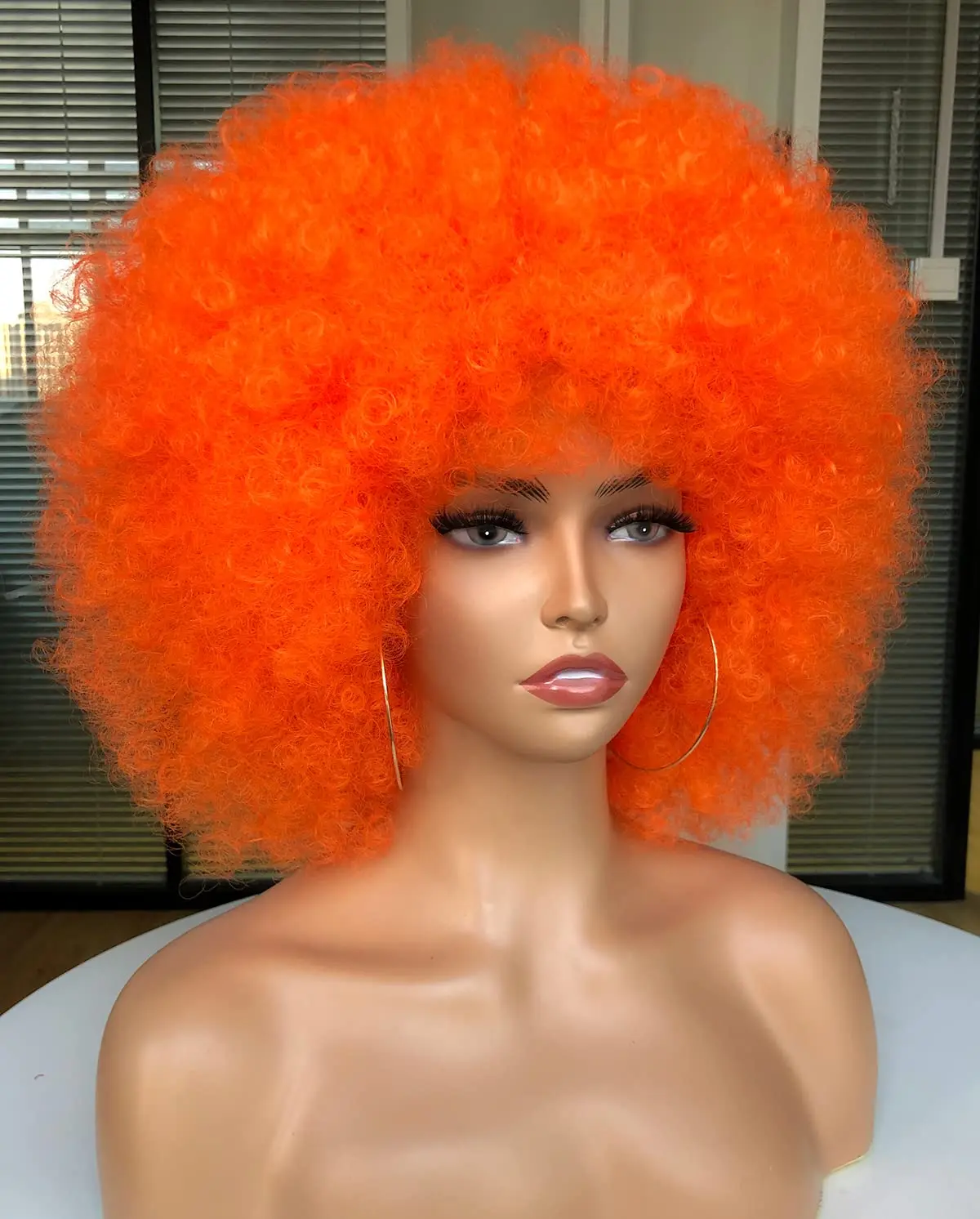 Afro Wig Kinky Curly Synthetic - огляд і ціна Synthetic Braided Wigs For Black Women