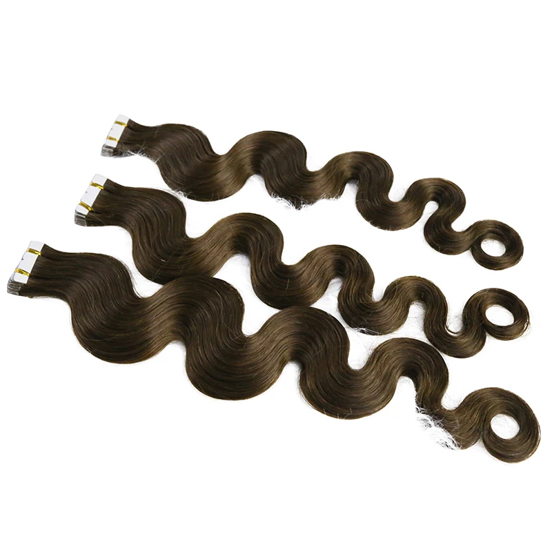 Tape in Human Hair Extensions  - огляд і ціна Invisible Tape In Extensions Real Hair