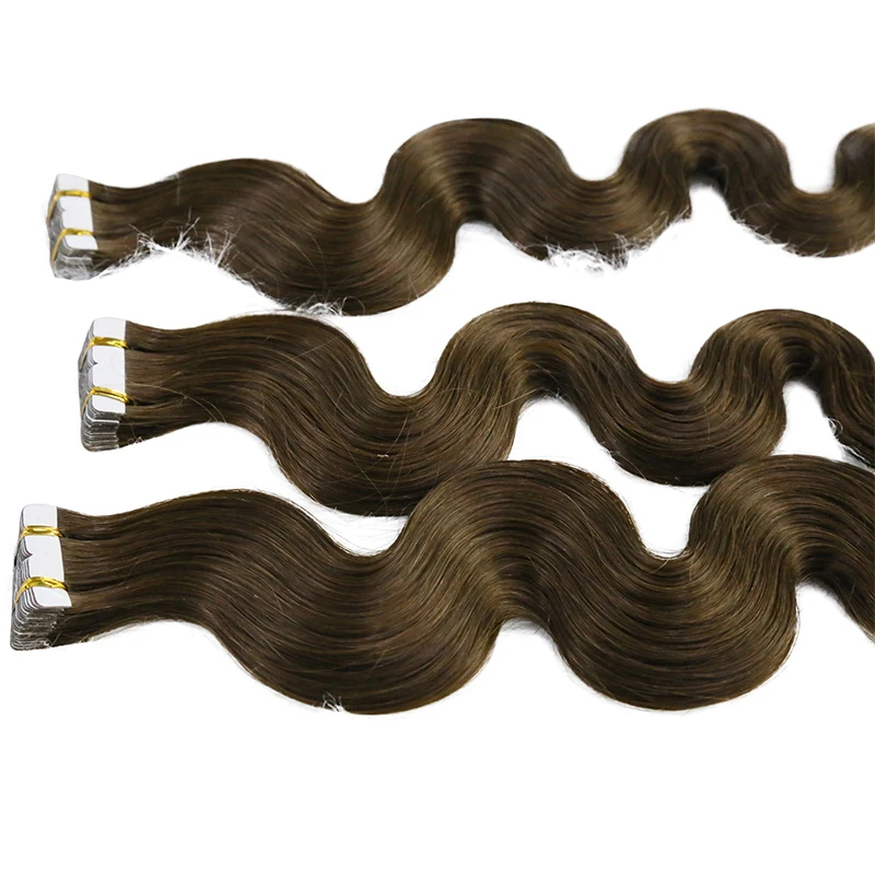 Tape in Human Hair Extensions  - огляд і ціна Invisible Tape In Extensions Real Hair