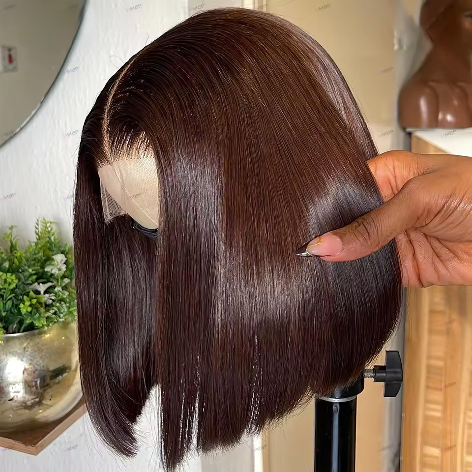 13X4 Chocolate Brown Straight  - огляд і ціна Glueless Wear And Go Human Hair Wig