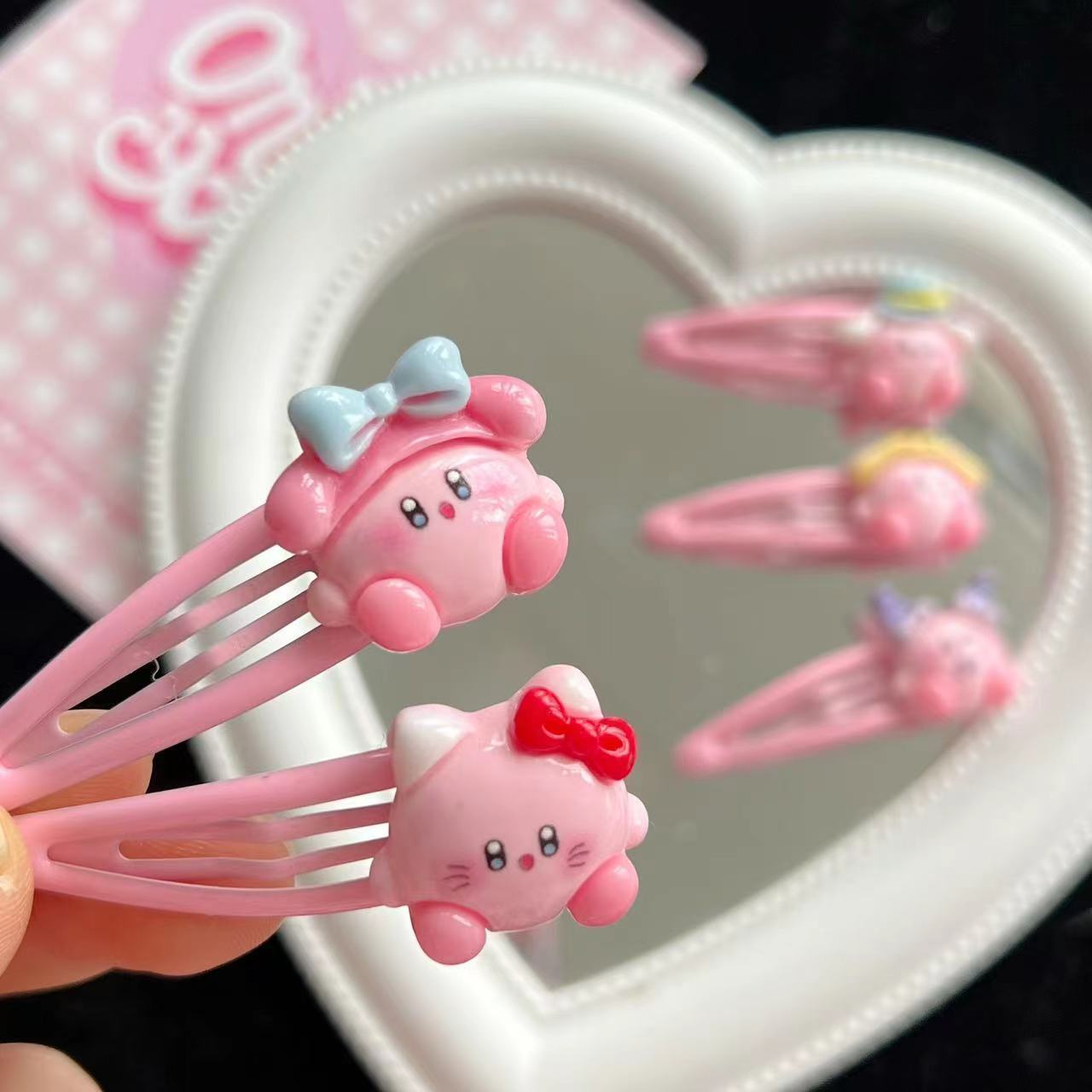 1~10pcs Cute Kirby BB Hair Cli - огляд і ціна Hair Bundles