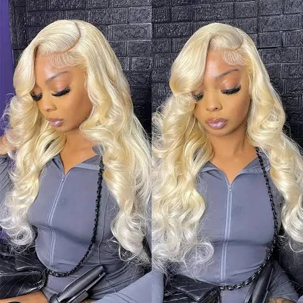 613 Honey Blonde Color 13x6 Tr - огляд і ціна 613 Blonde Body Wave Lace Front Wig