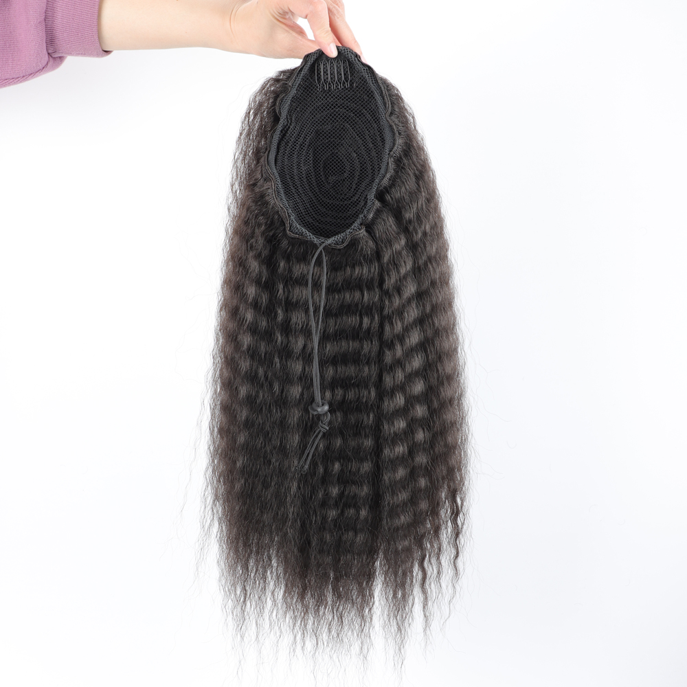 Fake Synthetic Drawstring Pony - огляд і ціна Drawstring Afro Curly Puff Ponytail