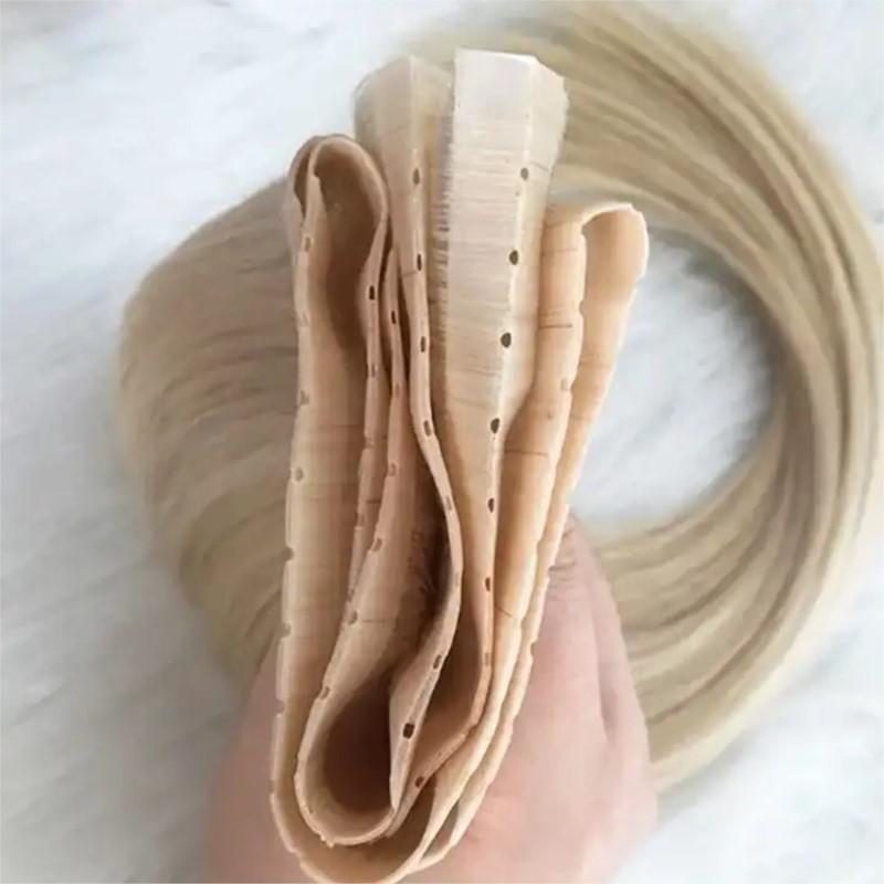 Invisible PU Weft Hair with Ho - огляд і ціна Invisible Tape In Extensions Real Hair