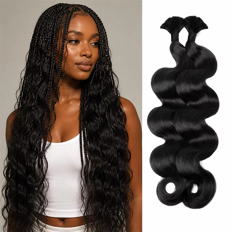 12A 12-30 Inch 1-5PCS Human Br - огляд і ціна Water Wave Bulk Human Hair For Braiding