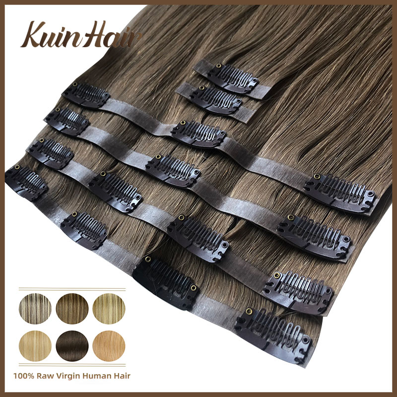 Straight Invisible PU Clip In  - огляд і ціна Seamless Clip In Hair Extensions Human Hair