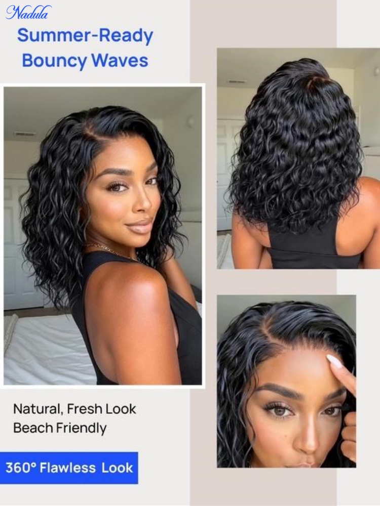 Nadula 13x4 Lace Frontal BOB W - огляд і ціна Pre Parted 13X4 Lace Front Bob Wig