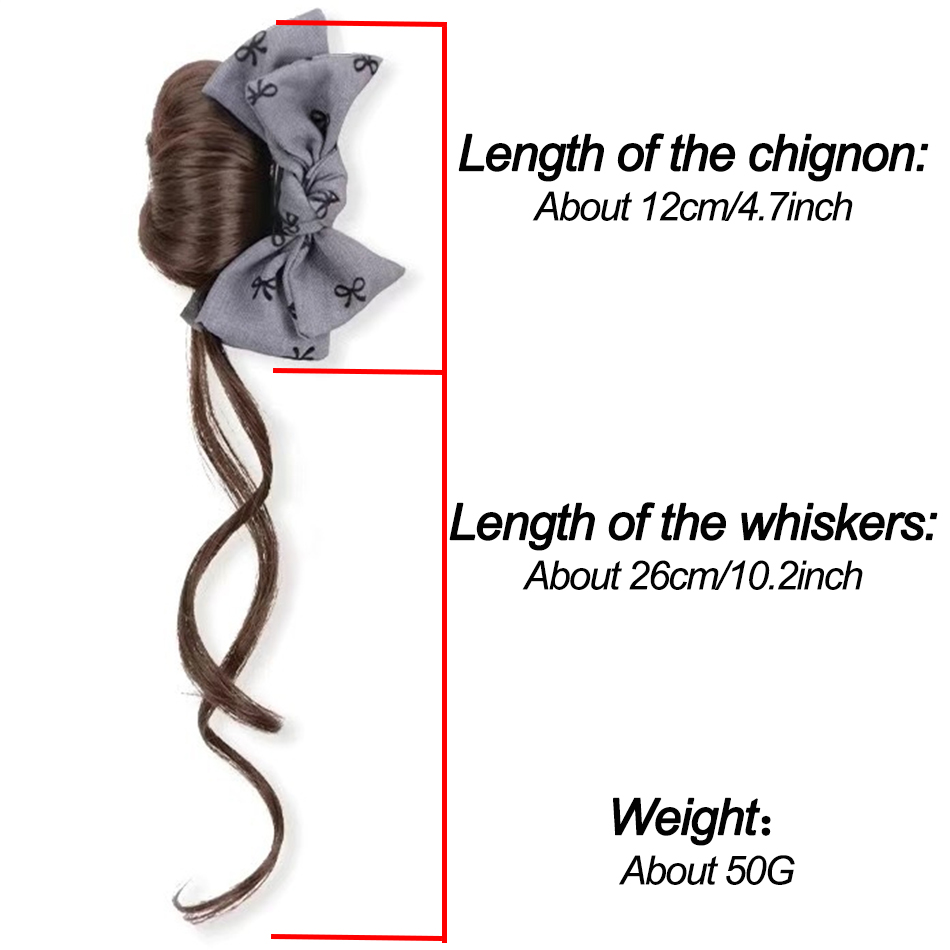 Synthetic Hair Bun Hair Extens - огляд і ціна Claw Clip Messy Bun Hair Piece