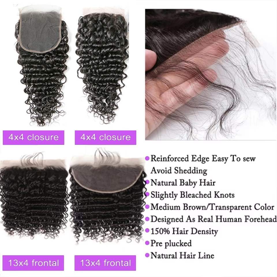 26 28 30 Inches Deep Wave Bund - огляд і ціна Deep Wave 3 Bundles With Closure