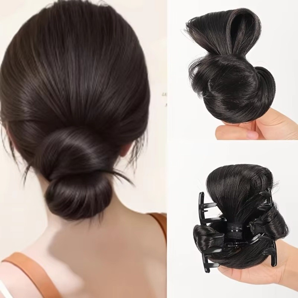Naturally Synthetic Hair Bun W - огляд і ціна Claw Clip Messy Bun Hair Piece