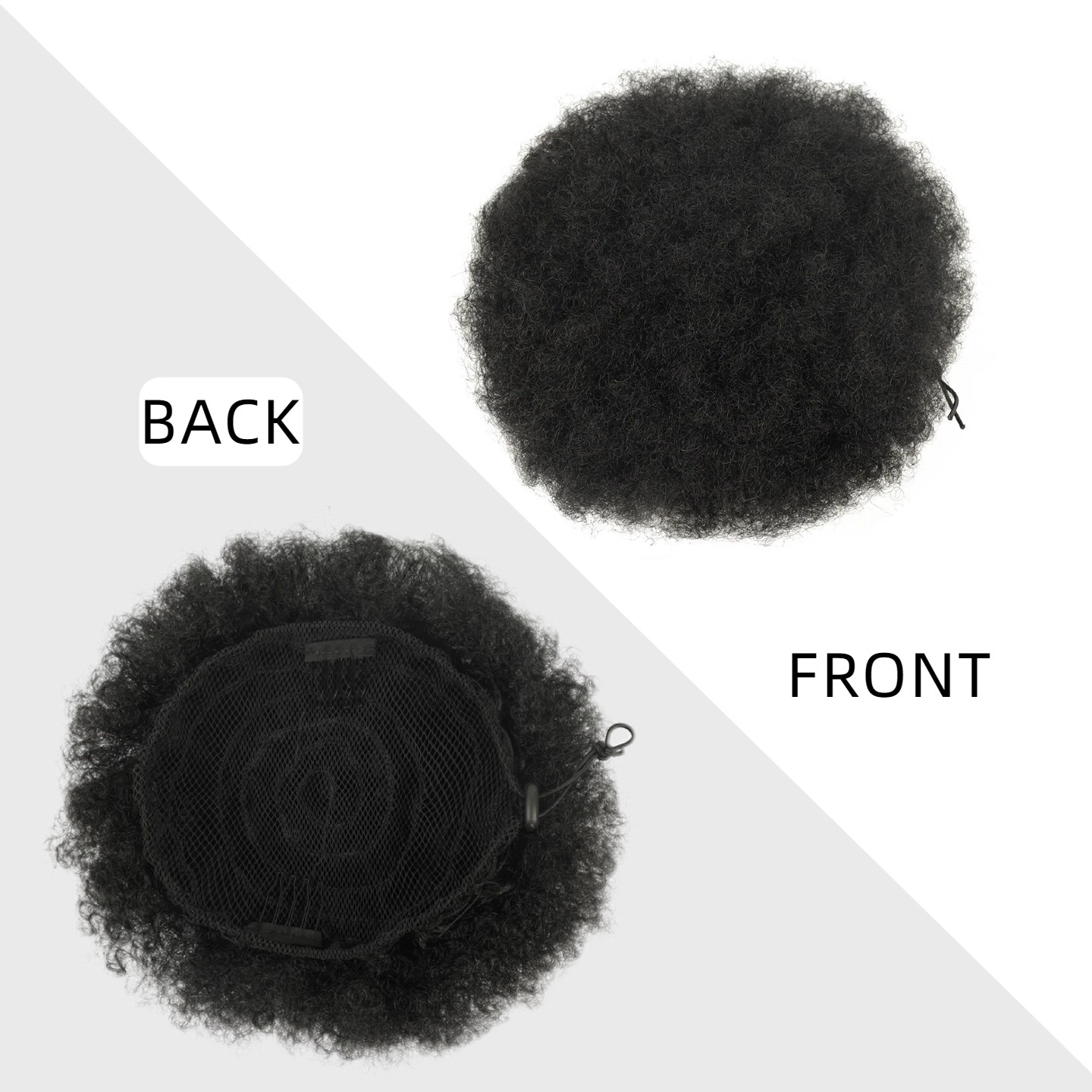 Afro Puff Drawstring Ponytail  - огляд і ціна Drawstring Afro Curly Puff Ponytail