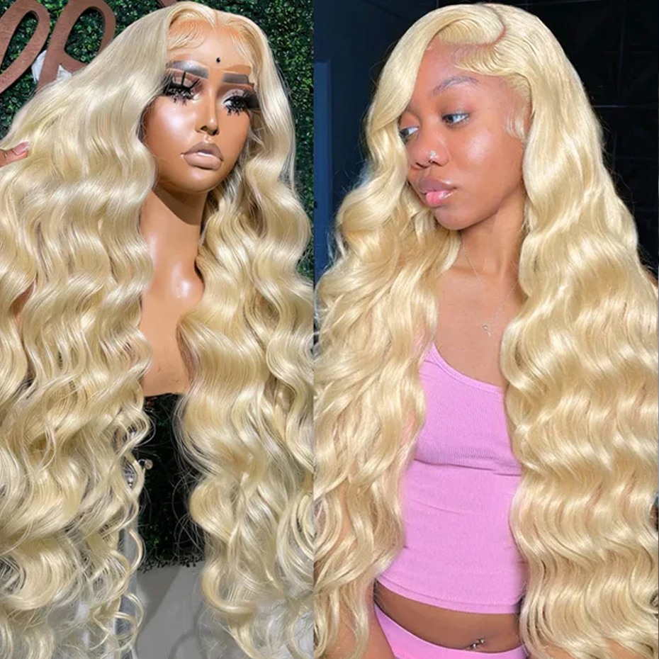 13x6 Hd Lace Frontal Wig 613 H - огляд і ціна 613 Blonde Body Wave Lace Front Wig