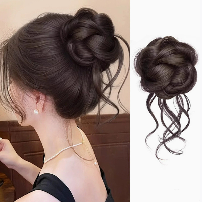 NEW New Synthetic Hair Bun Chi - огляд і ціна Claw Clip Messy Bun Hair Piece
