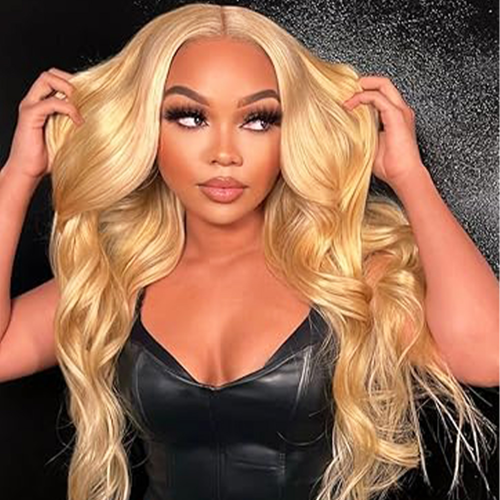 613 Blonde 13x6 13x4 HD Lace F - огляд і ціна 613 Blonde Body Wave Lace Front Wig