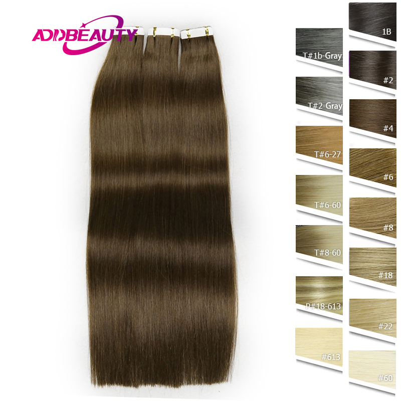 Straight Seamless Human Hair E - огляд і ціна Invisible Tape In Extensions Real Hair