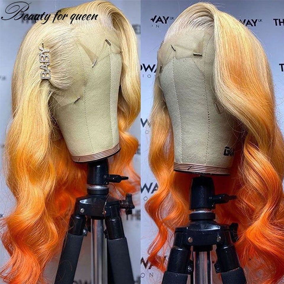 Ginger 613 Orange Body Wave Tr - огляд і ціна 613 Blonde Body Wave Lace Front Wig