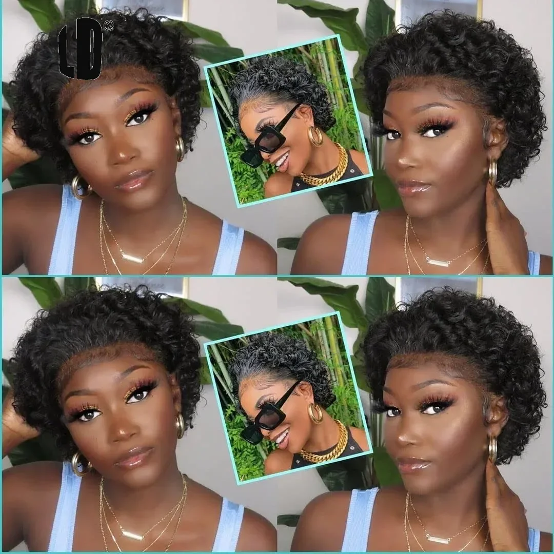 Pixie Cut Wig 99J Color Lace W - огляд і ціна Short Pixie Cut Wig Human Hair Cheap
