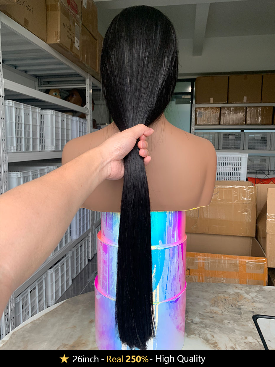 13x4 Lace Frontal 100% Human H - огляд і ціна Glueless Wear And Go Human Hair Wig