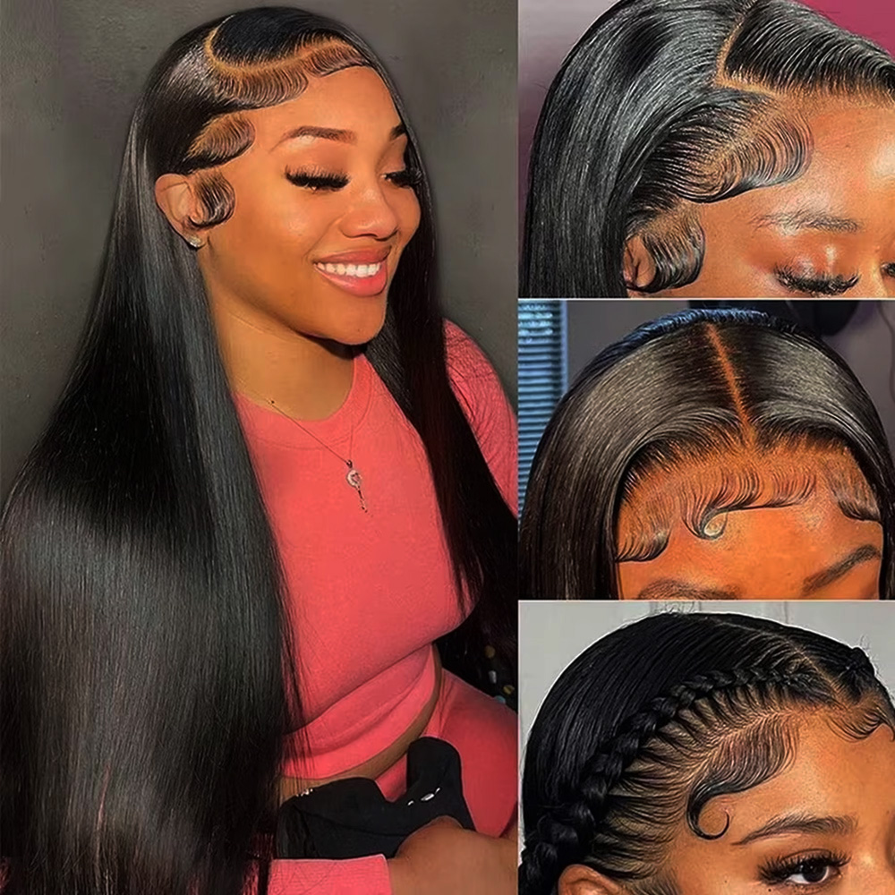 Natural Black Silky Bone Strai - огляд і ціна Glueless Wear And Go Human Hair Wig