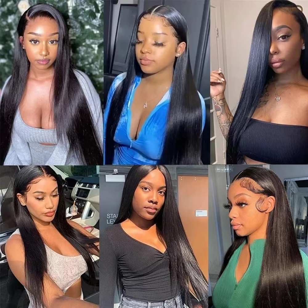 Natural Black Silky Bone Strai - огляд і ціна Glueless Wear And Go Human Hair Wig