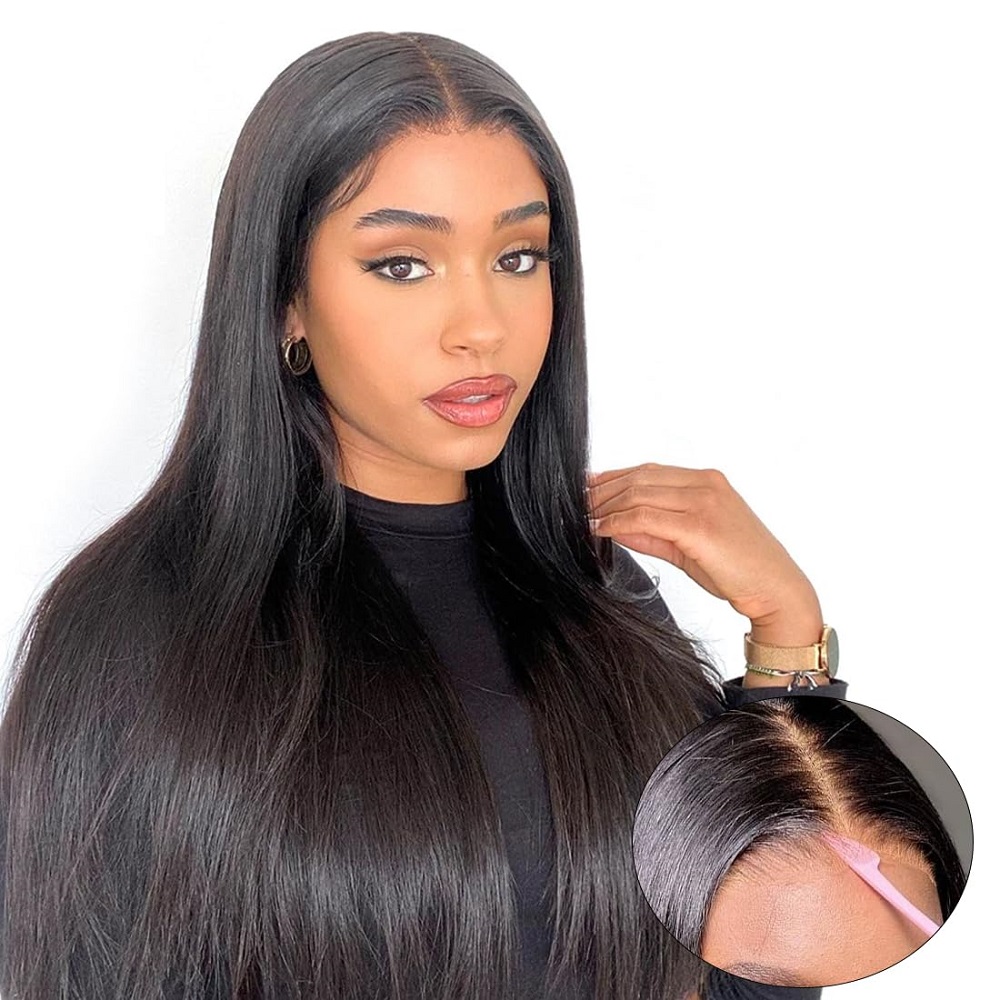 7x5 Straight Lace Wigs 32 inch - огляд і ціна Glueless Wear And Go Human Hair Wig