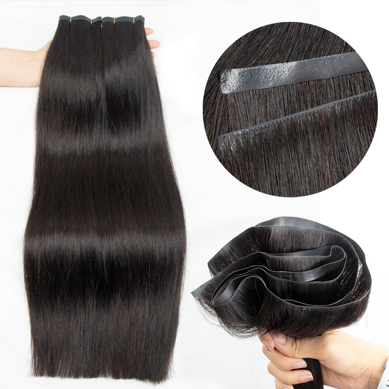 Invisible Long Tape PU Weft Hu - огляд і ціна Invisible Tape In Extensions Real Hair