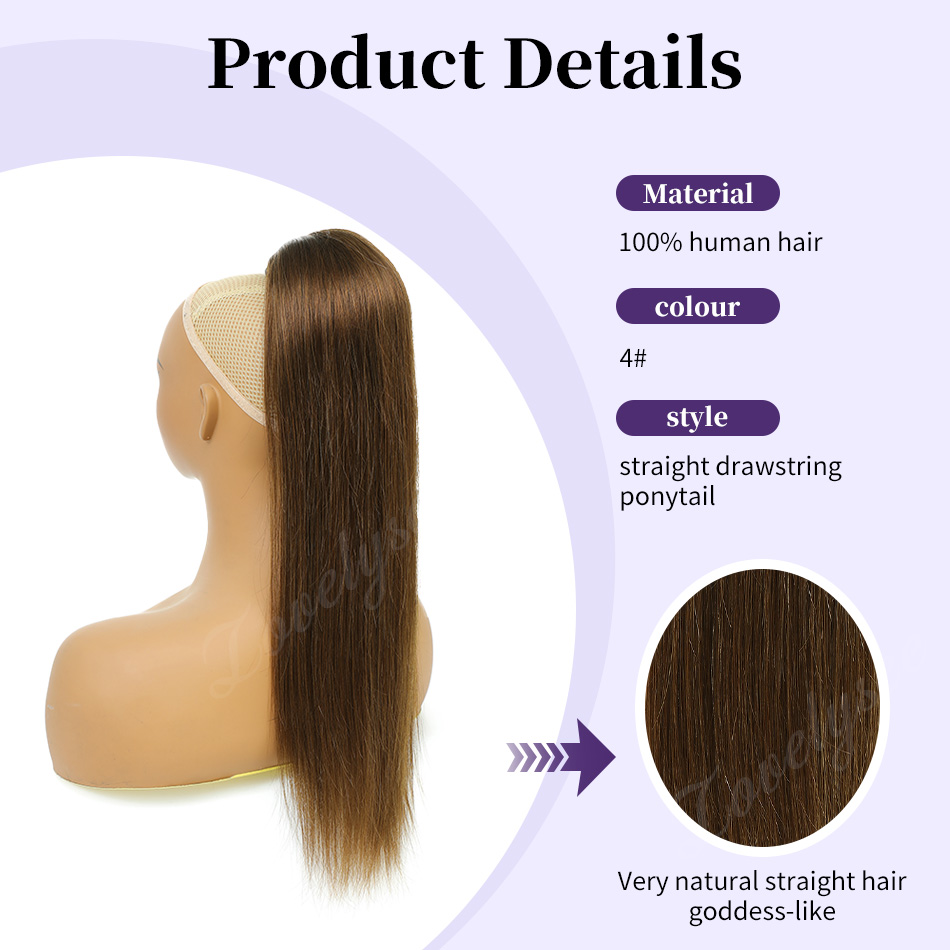 14-18Inch Short Drawstring Pon - огляд і ціна Seamless Clip In Hair Extensions Human Hair