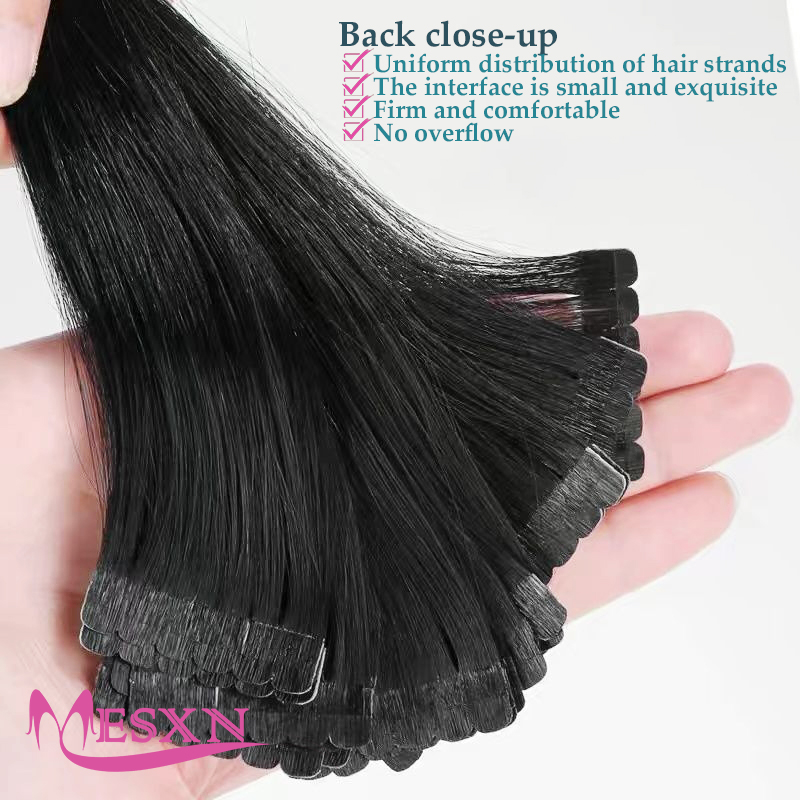 Mini Straight Tape In Human Ha - огляд і ціна Invisible Tape In Extensions Real Hair