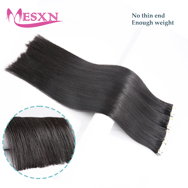 Mini Straight Tape In Human Ha - огляд і ціна Invisible Tape In Extensions Real Hair