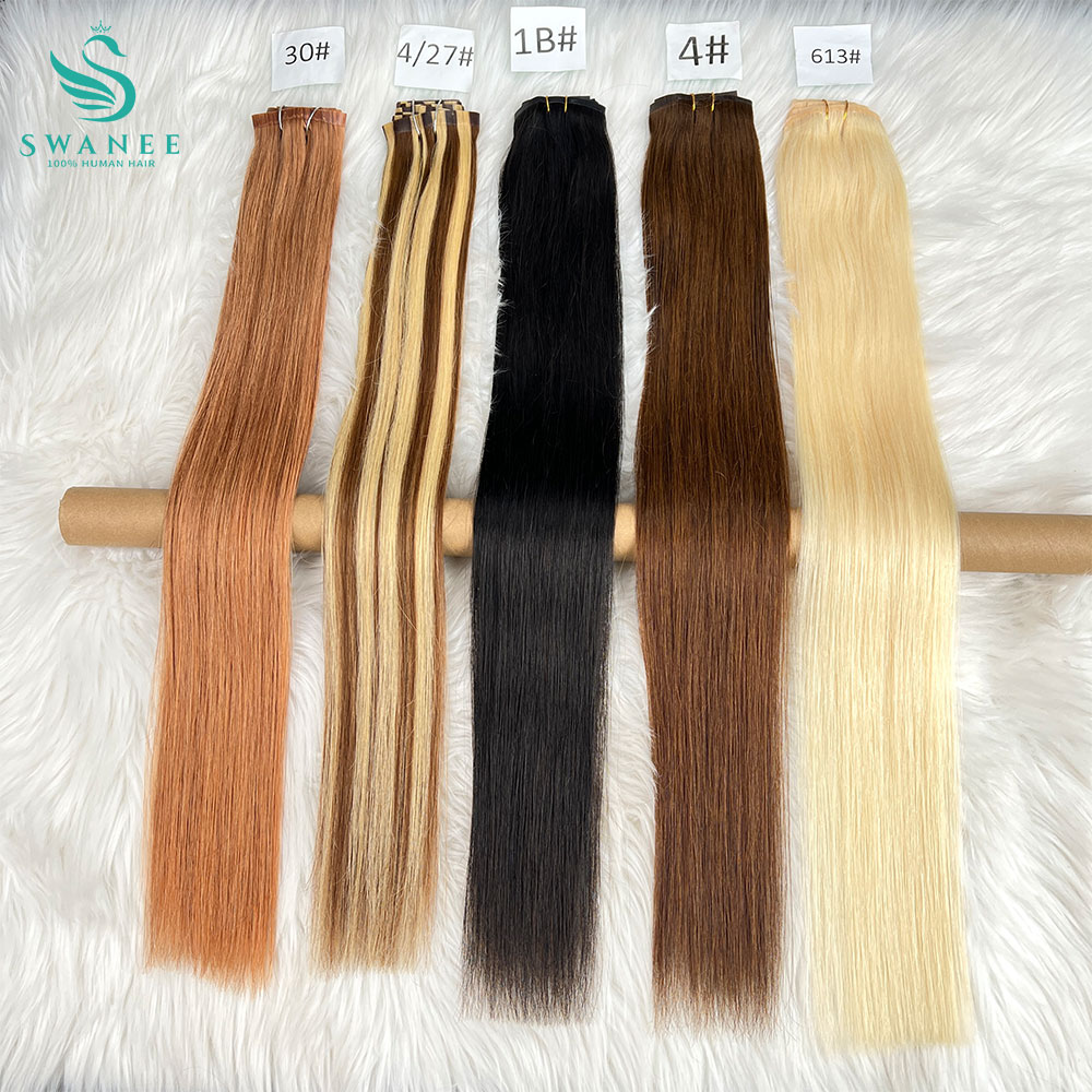 Clip in Hair Extensions Real N - огляд і ціна Seamless Clip In Hair Extensions Human Hair