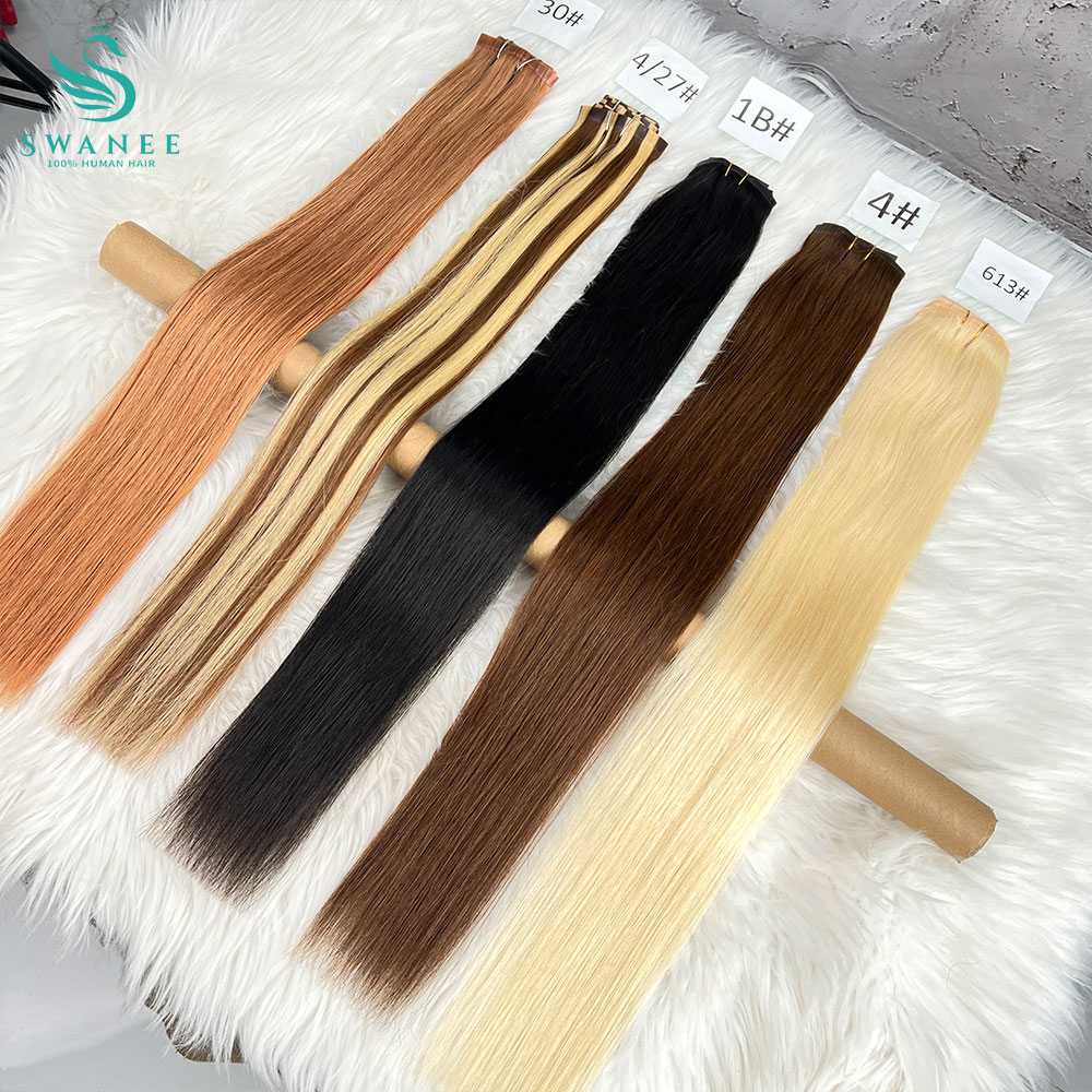 Clip in Hair Extensions Real N - огляд і ціна Seamless Clip In Hair Extensions Human Hair