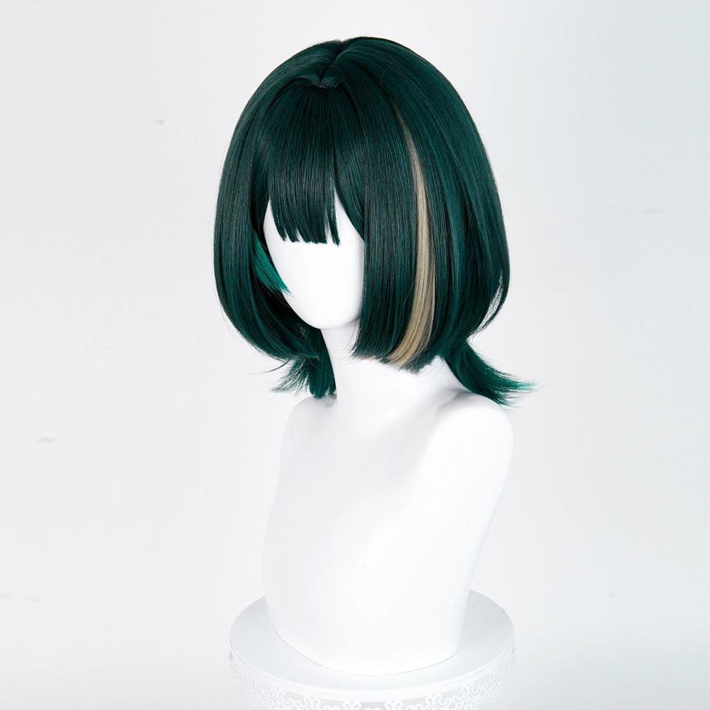 Anime Nefer Cosplay Wig Green  - огляд і ціна Synthetic Wigs