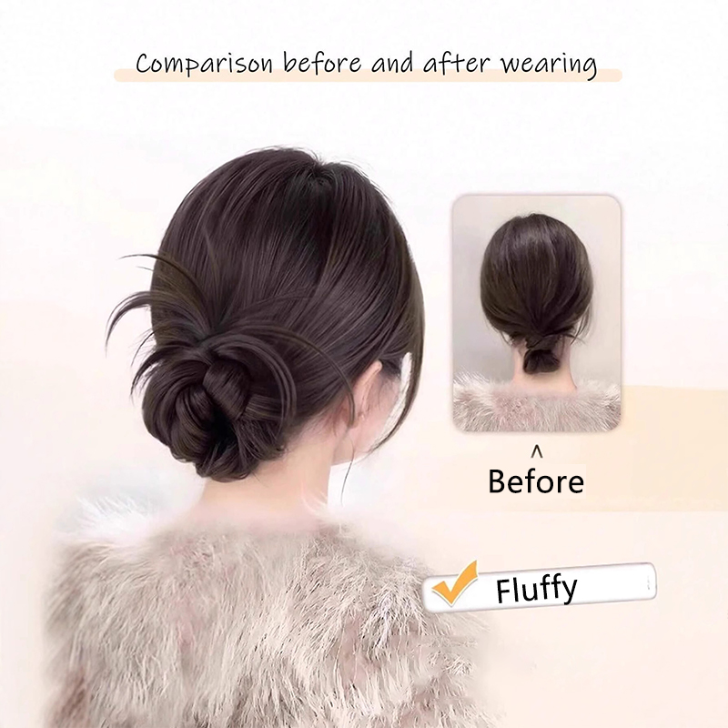 Fluffy Spiky Messy Bun Hair Pi - огляд і ціна Claw Clip Messy Bun Hair Piece