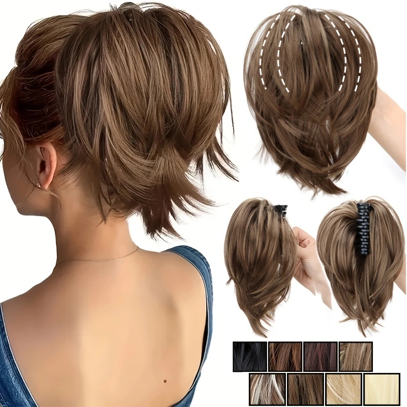 WIGSIN Synthetic Messy Bun Hai - огляд і ціна Claw Clip Messy Bun Hair Piece