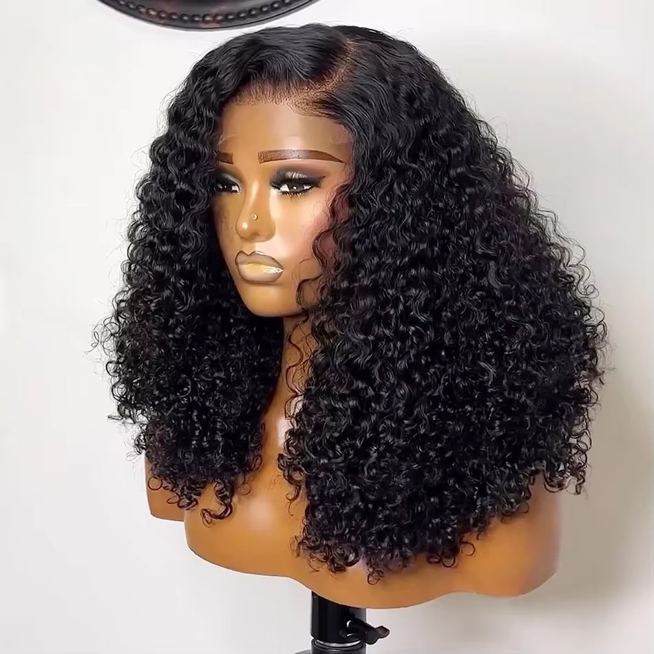 230% Short Curly Bob 13x4 Lace - огляд і ціна Glueless Wear And Go Human Hair Wig