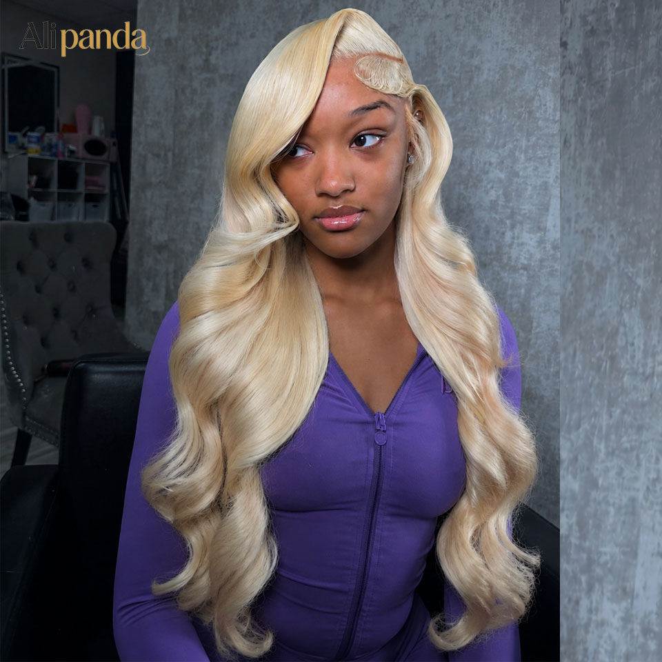 613 HD Lace Frontal Wig 13x6 3 - огляд і ціна 613 Blonde Body Wave Lace Front Wig