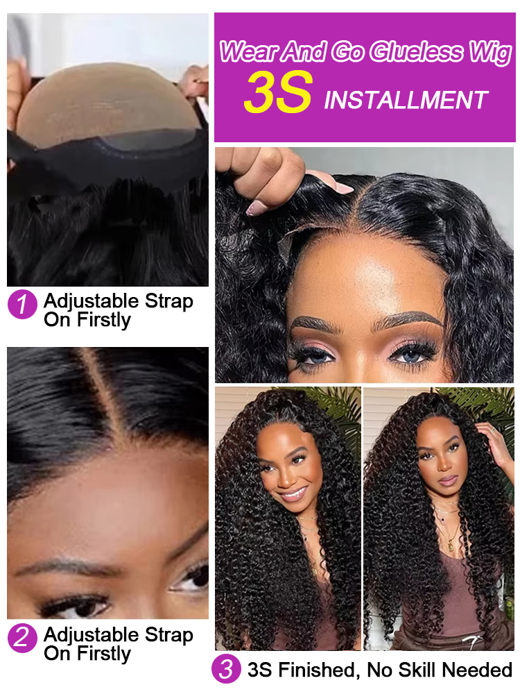 Deep Water Wave Wigs 13x4 HD T - огляд і ціна Water Wave Bulk Human Hair For Braiding