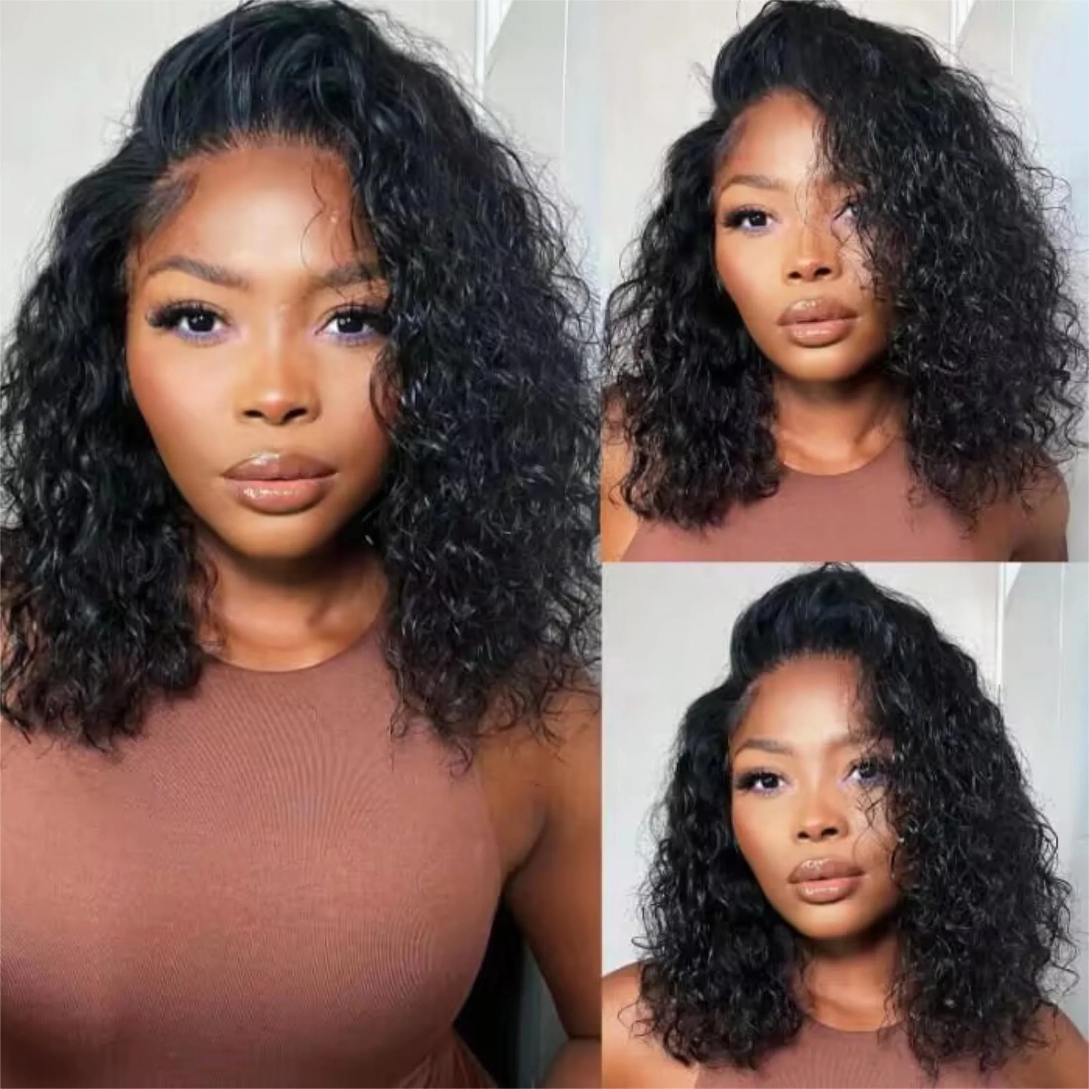 8-14 Short Inch Curly Wave Sho - огляд і ціна Glueless Wear And Go Human Hair Wig