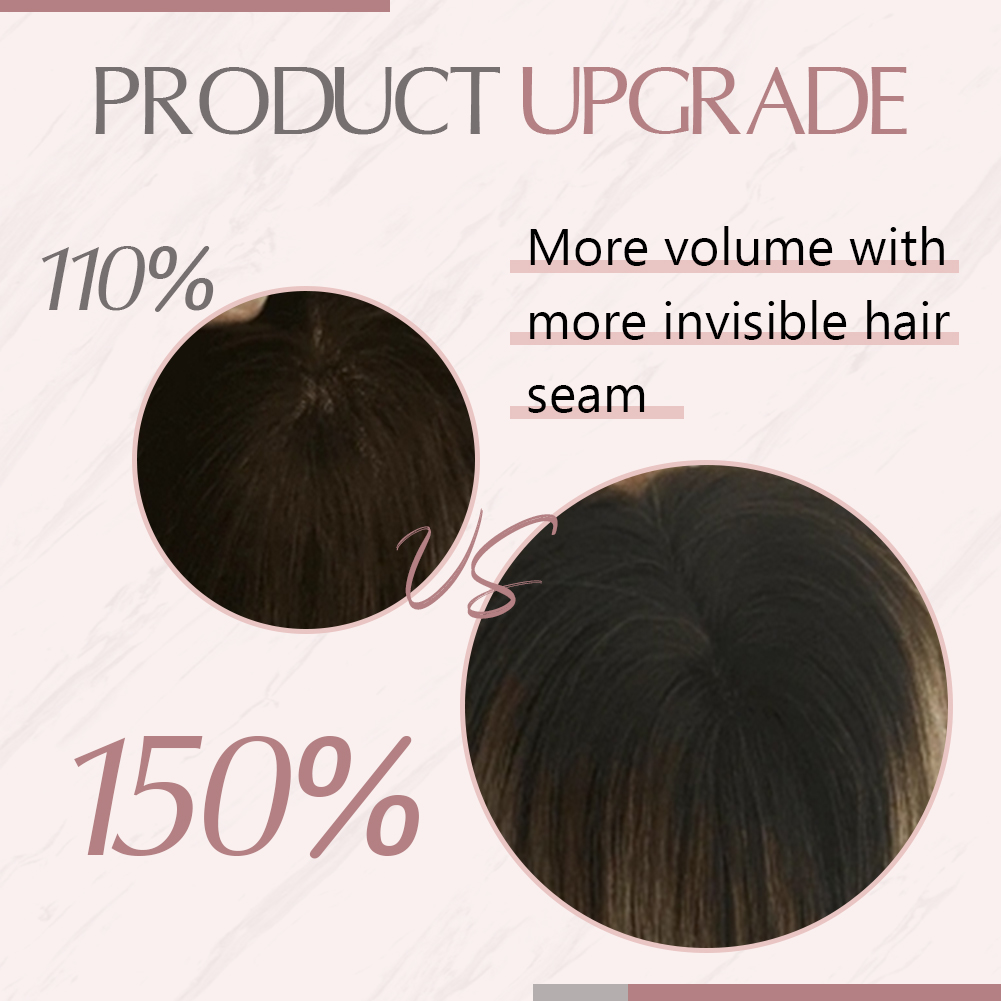 Ugeat Hair Topper Natural Huma - огляд і ціна Invisible Tape In Extensions Real Hair