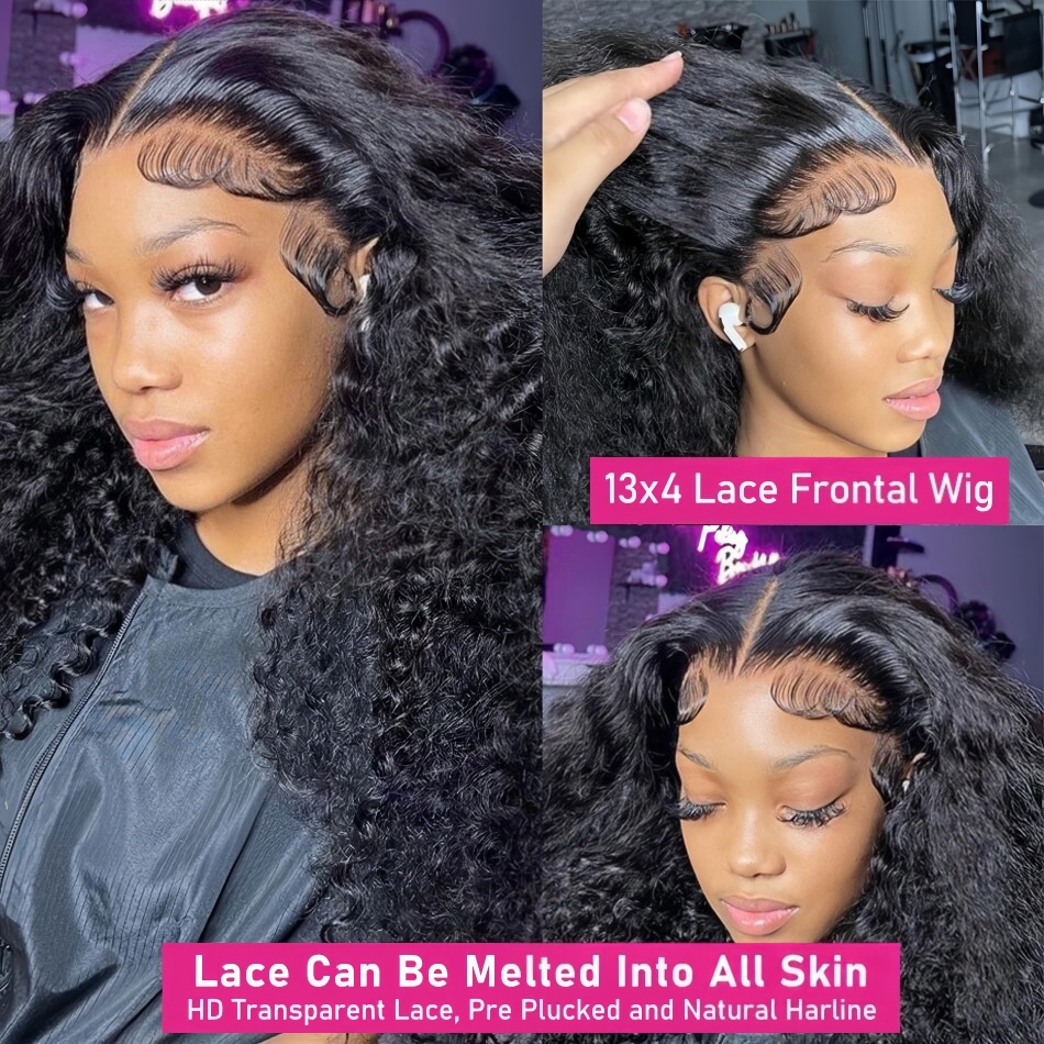 200 Density Water Wave Lace Fr - огляд і ціна Lace Front Wigs