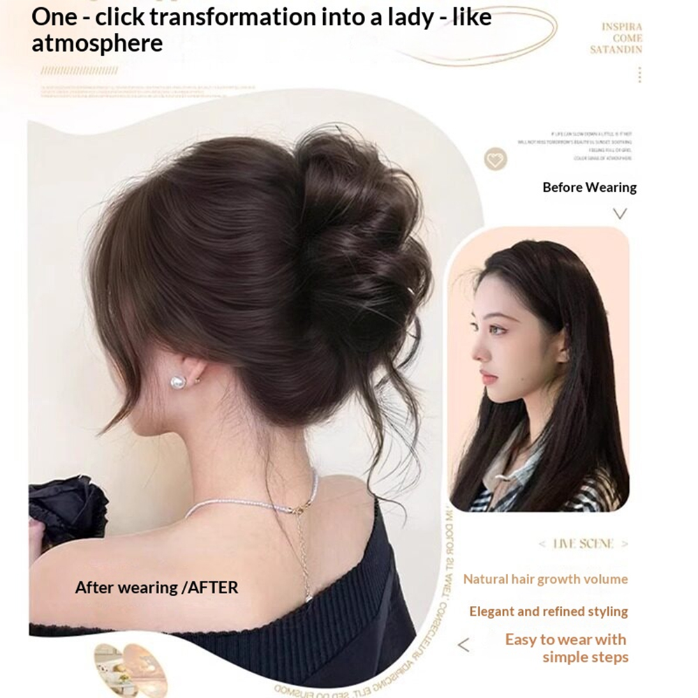 1pc Elegant Chignon Bun Extens - огляд і ціна Claw Clip Messy Bun Hair Piece
